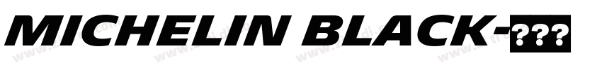 Michelin Black字体转换